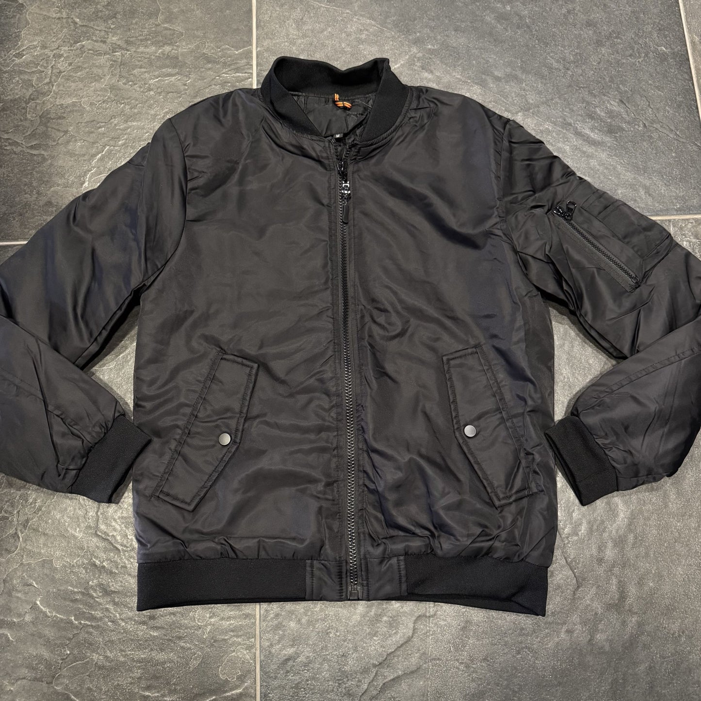 GA-7051-1 GIUBBINO NERO - Giubbini uomo -