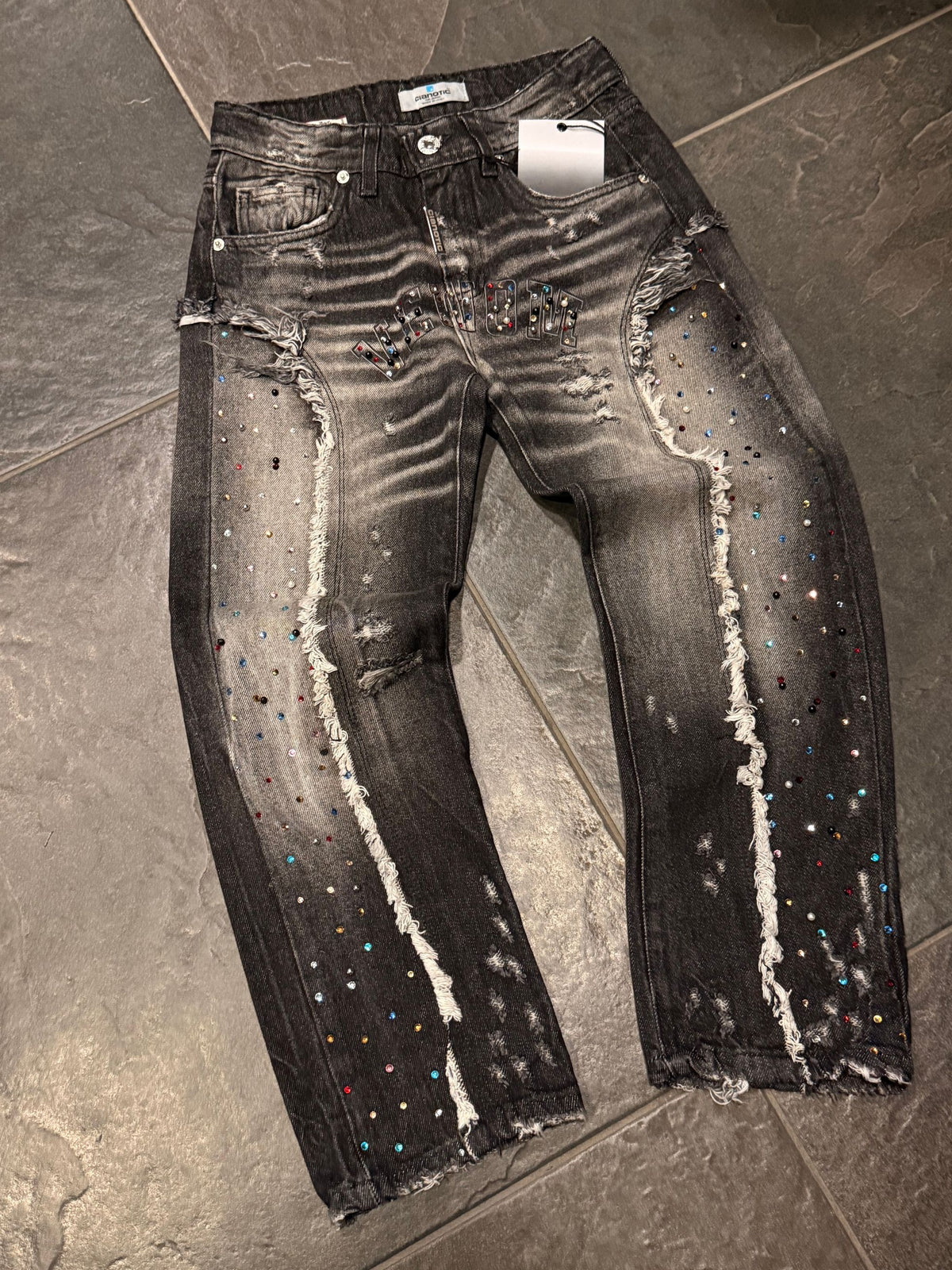 CB BAGGY VENOM BLACK - JEANS BIMBO - CIANOTIC