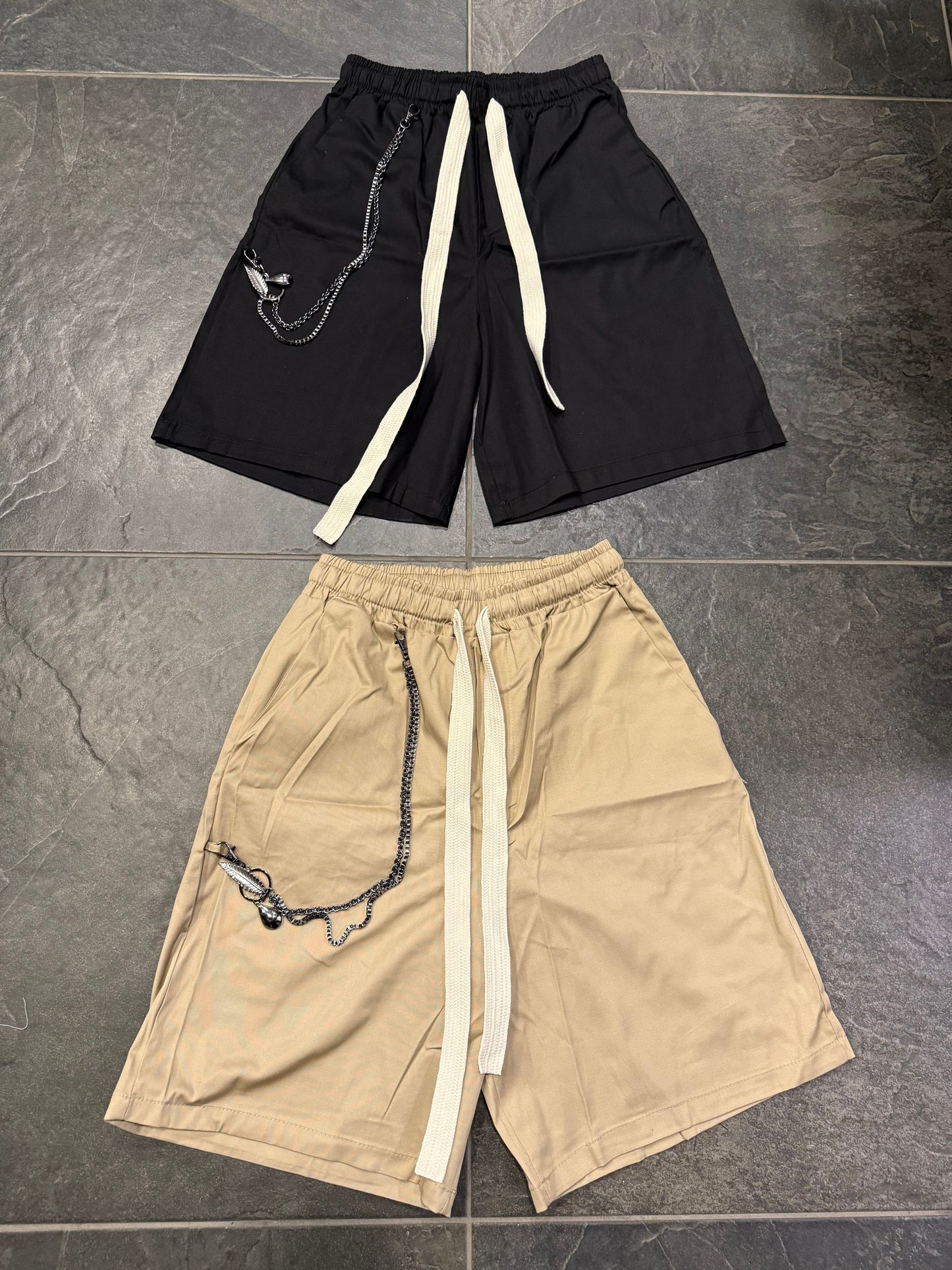 P1179 BERMUDA BEIGE - bermuda uomo -