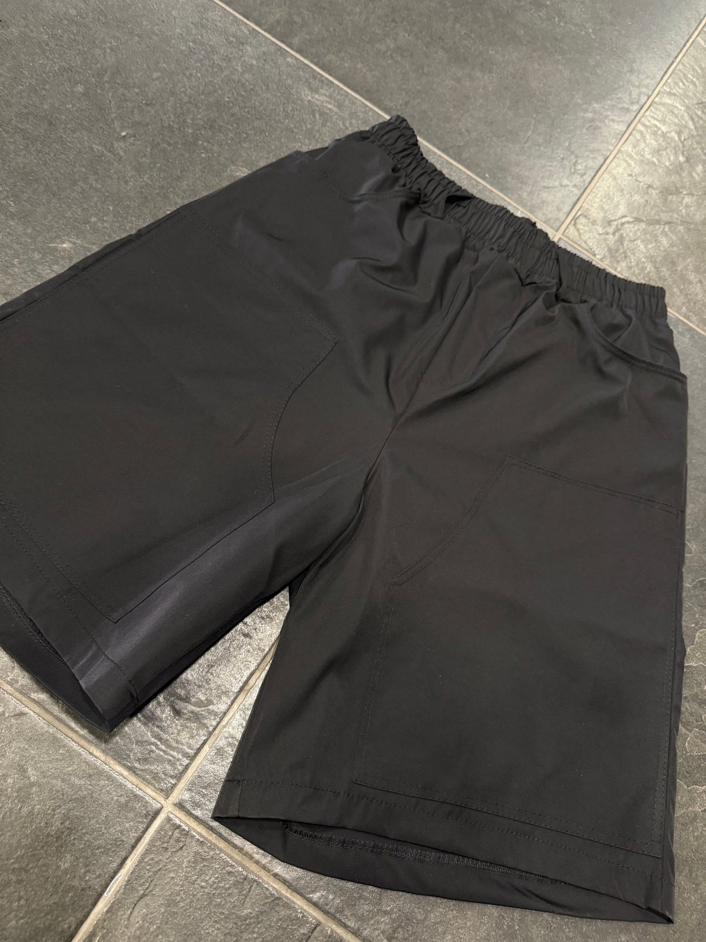 PA843 BERMUDA UOMO NERO - bermuda uomo -