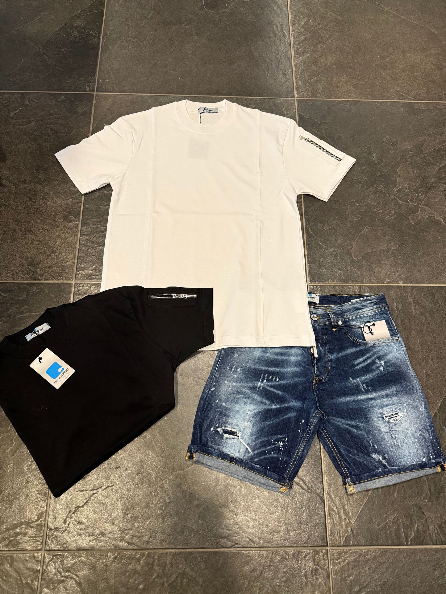 20010 T-SHIRT CIANOTIC NERA - T-shirt uomo - CIANOTIC