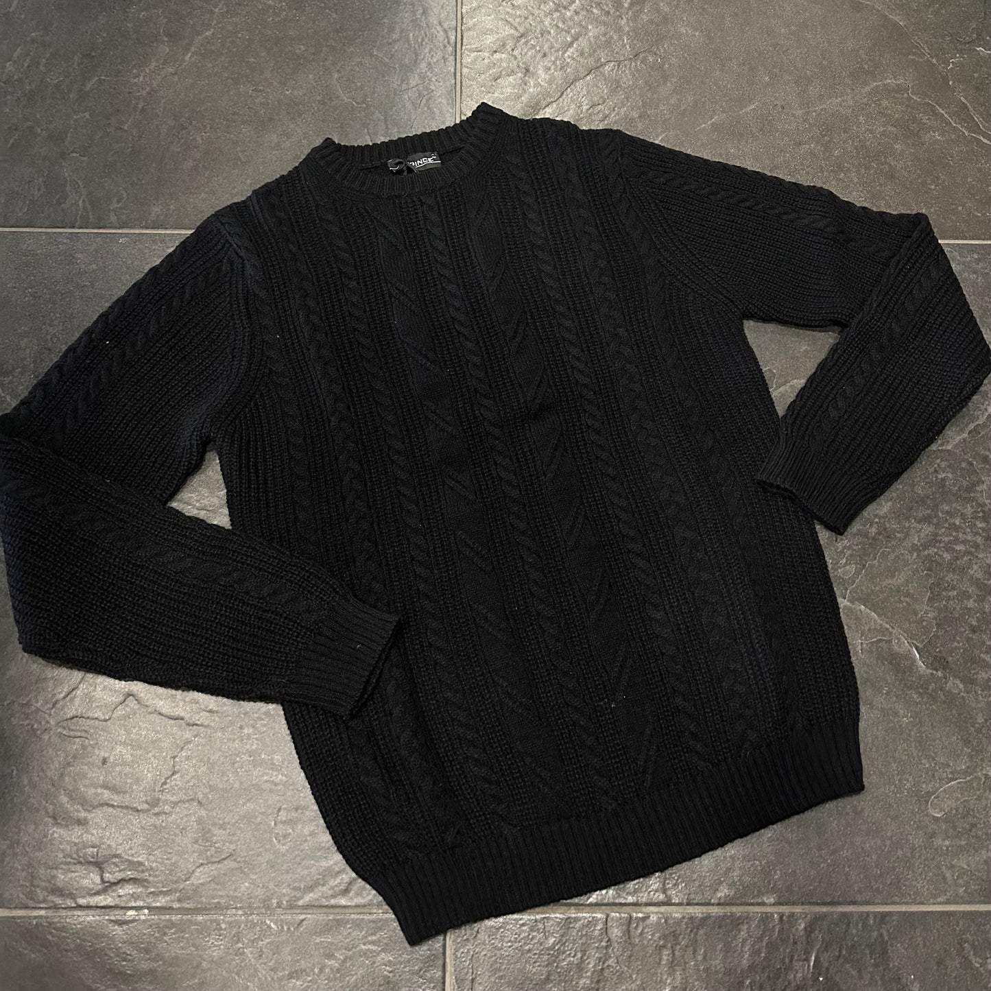 BS558 MAGLIONCINO PRINCE NERO - Maglieria uomo - prince