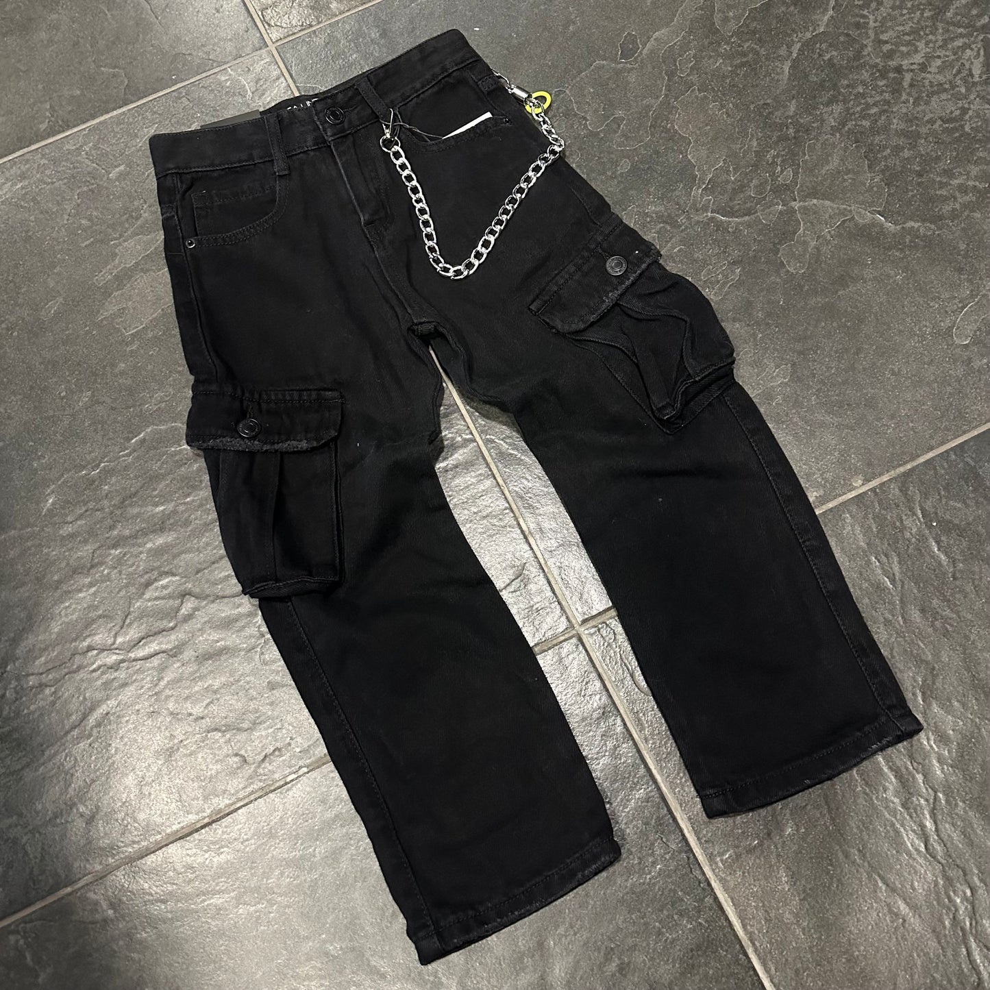 ZRO-9159 JEANS CARGO BIMBO - JEANS BIMBO - ALTA LINEA