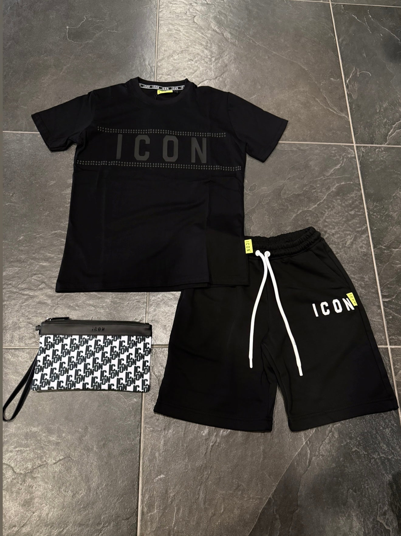 ICUS2S5T048 T-SHIRT ICON NERA - T-shirt uomo - icon