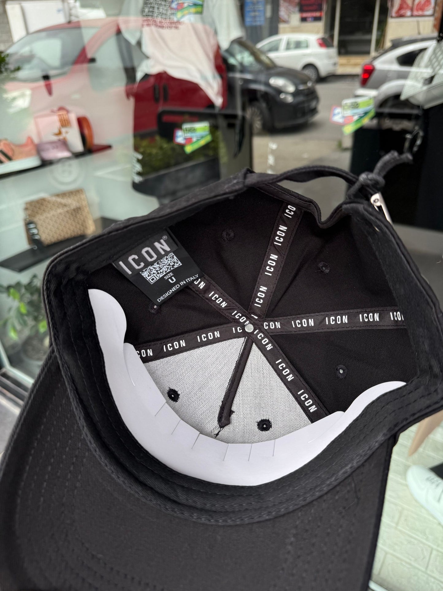 ICXS265A049 BERRETTO NERO/BIANCO - cappello uomo - icon