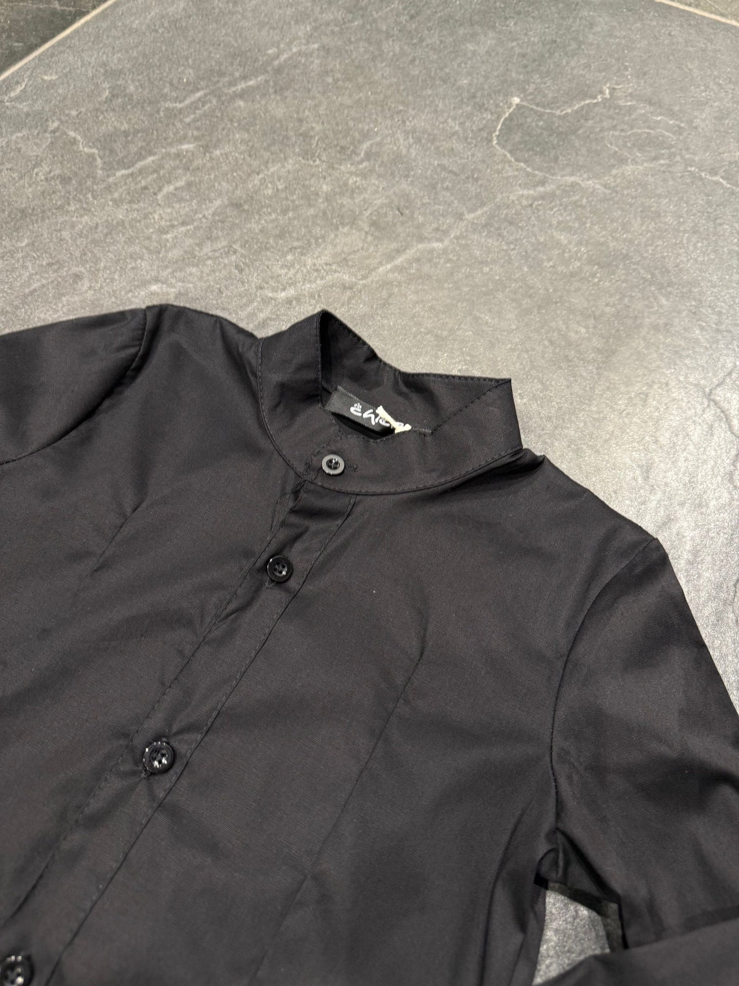 1058 CAMICIA BIMBO NERA - camicia bimbo -