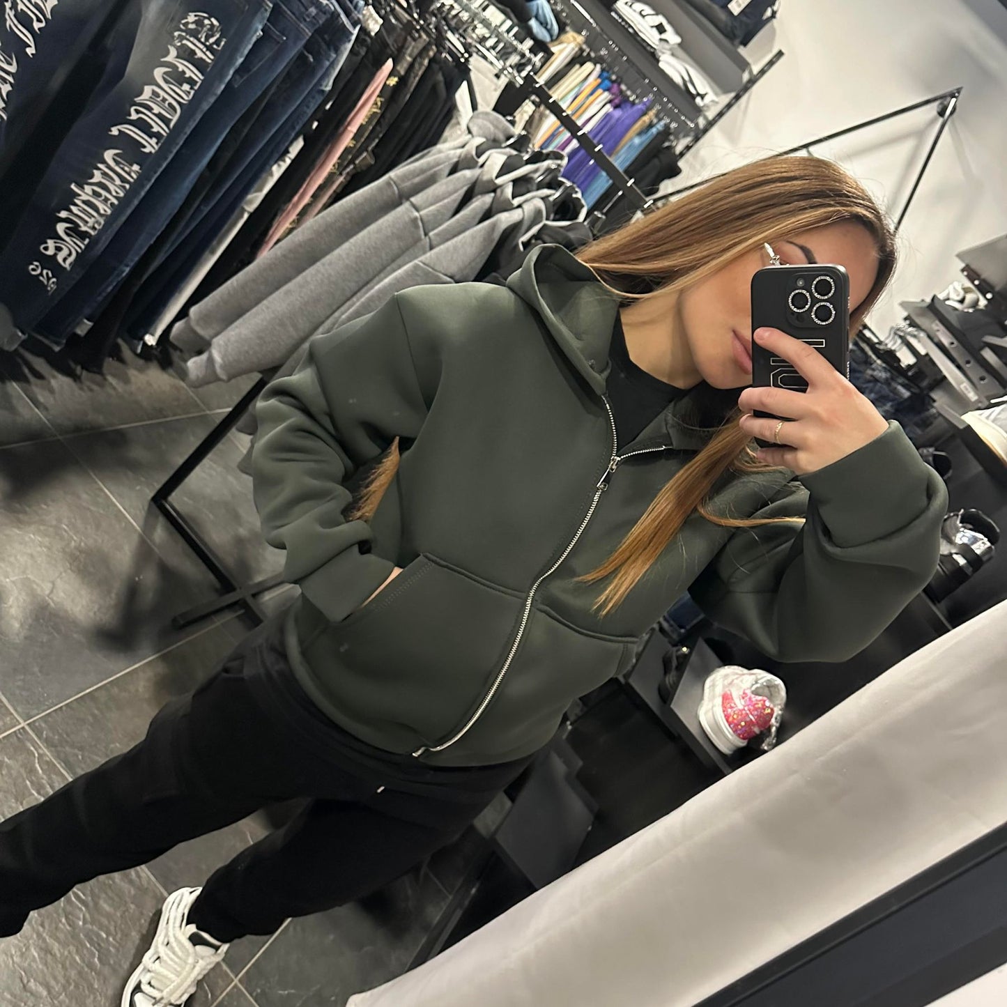 MA577 FELPA GRIGIO - Felpe unisex - F&A