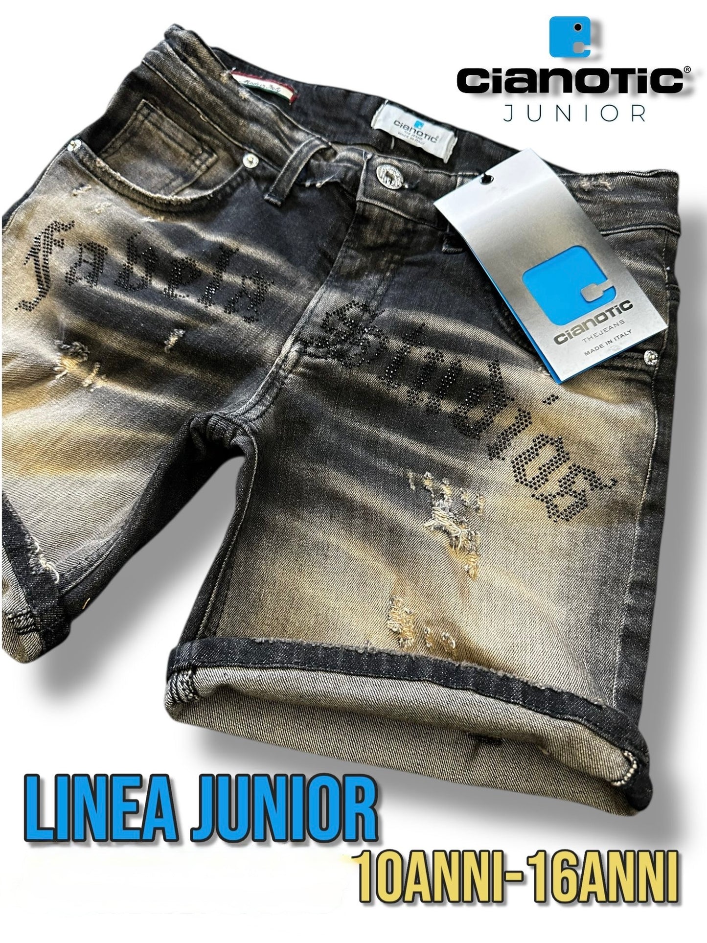SHORT CB FAVELAS BLACK - short bimbo - CIANOTIC
