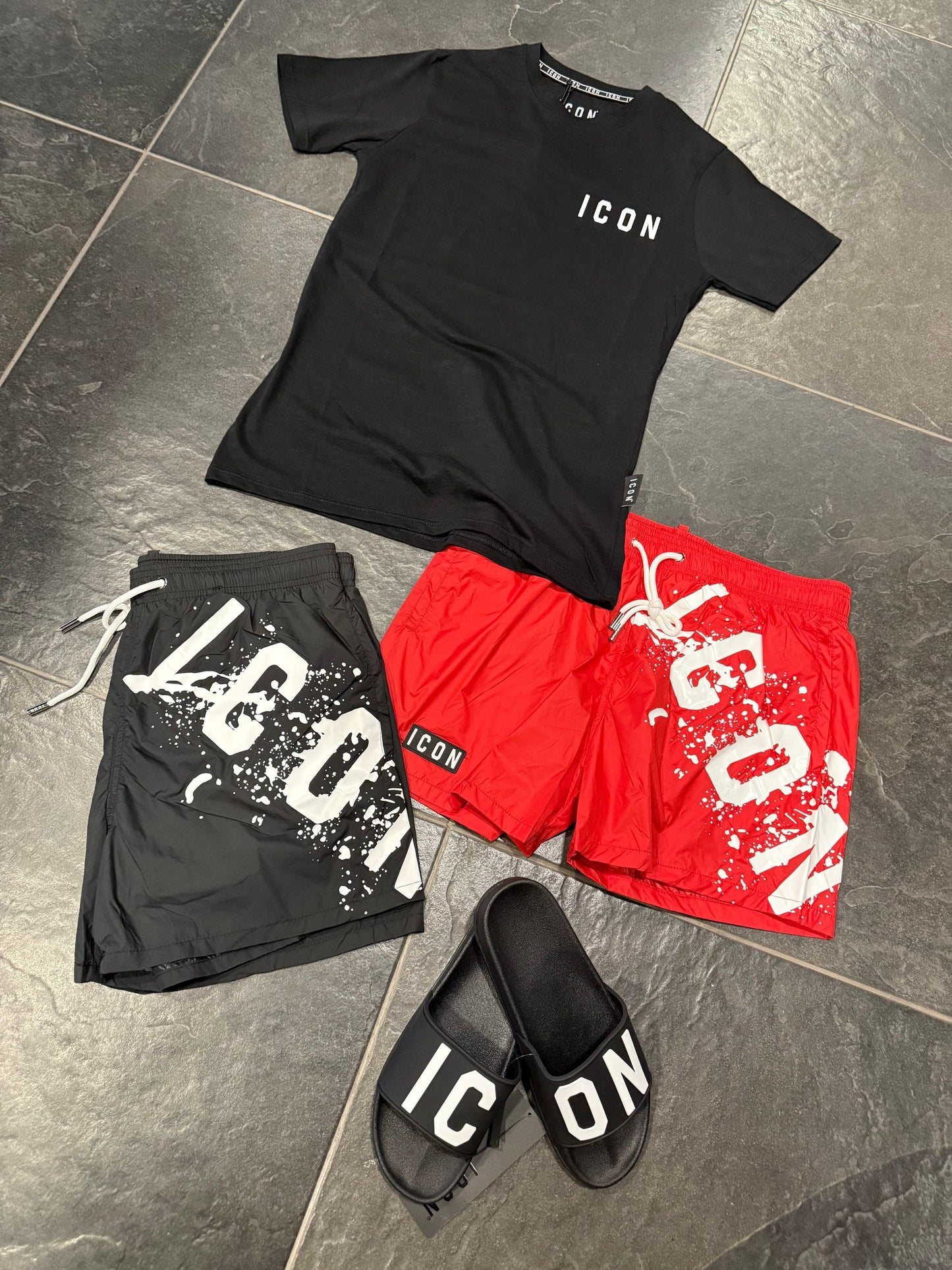 ICUS2S5T005 T-SHIRT ICON NERA - T-shirt uomo - icon