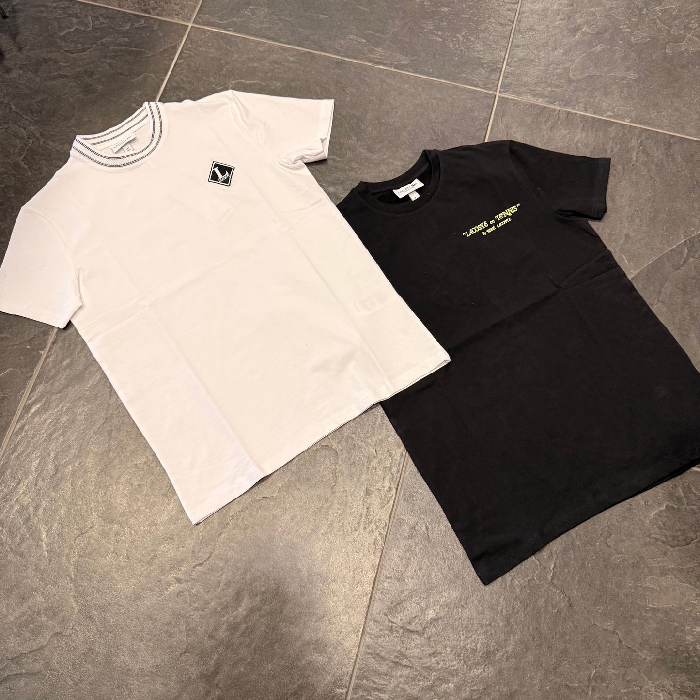T-SHIRT LACOSTE BIANCA . - - LACOSTE