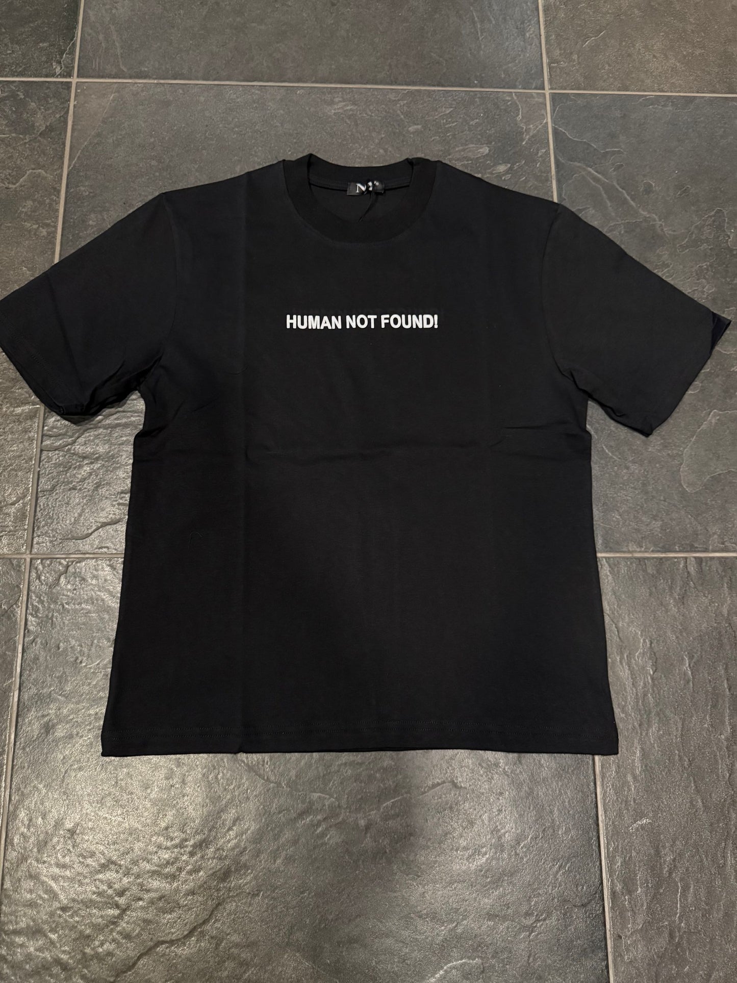 25-01 T-SHIRT UOMO NERA - T-shirt uomo -