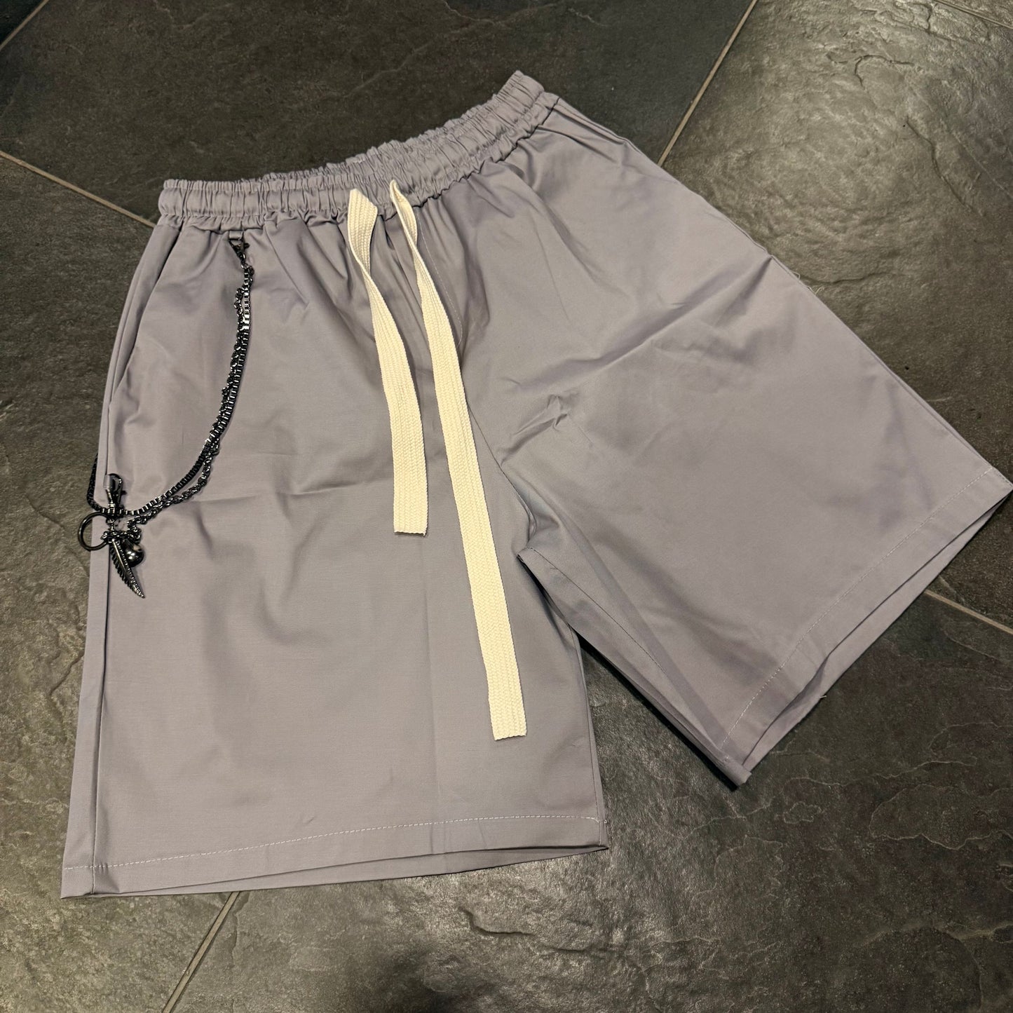P1179 BERMUDA UOMO GRIGIO - bermuda uomo -