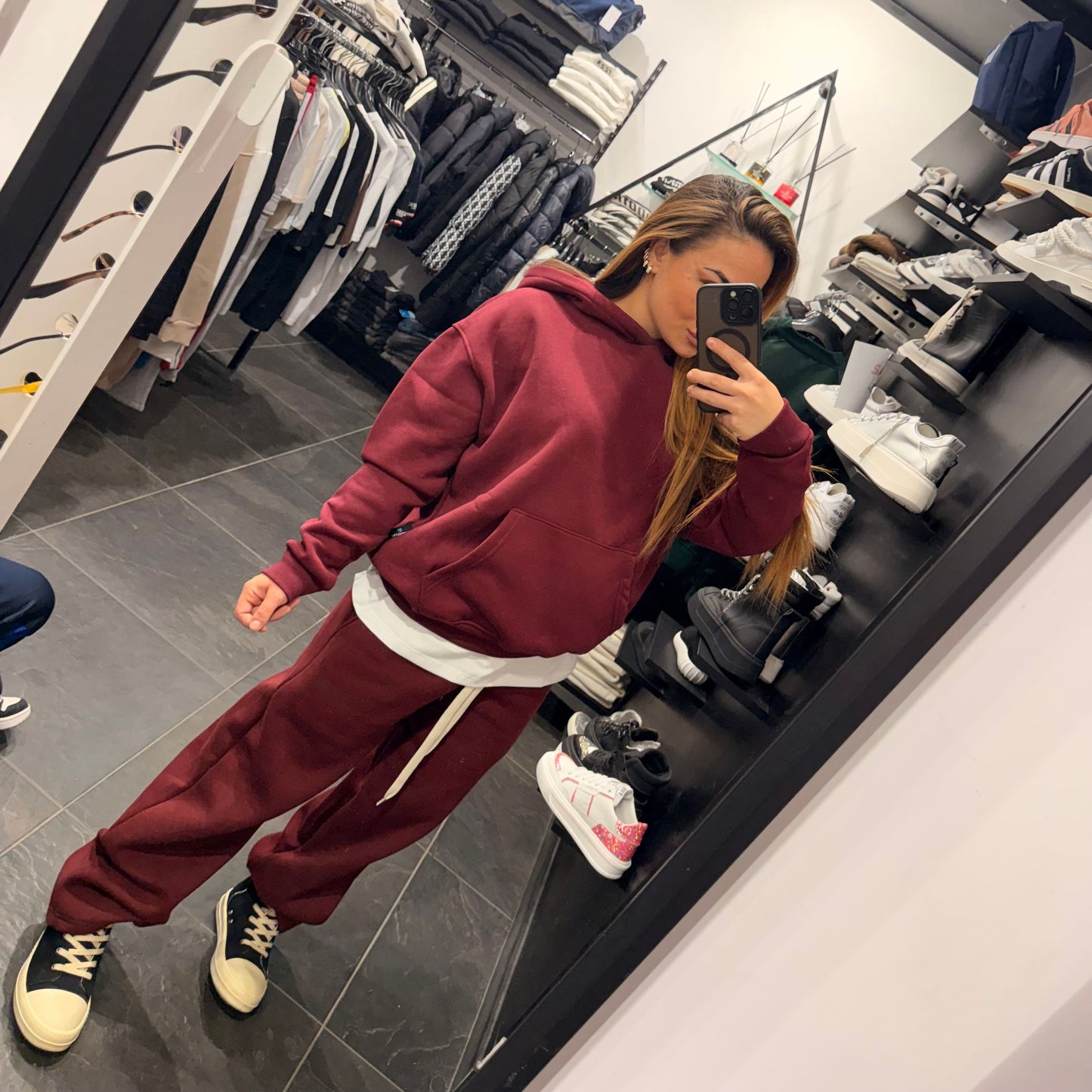 DRIP PANT PANTATUTA BORDO - pantatuta uomo - CIANOTIC