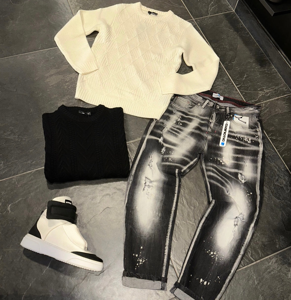 BS553 MAGLIONCINO PRINCE PANNA - Maglieria uomo - prince