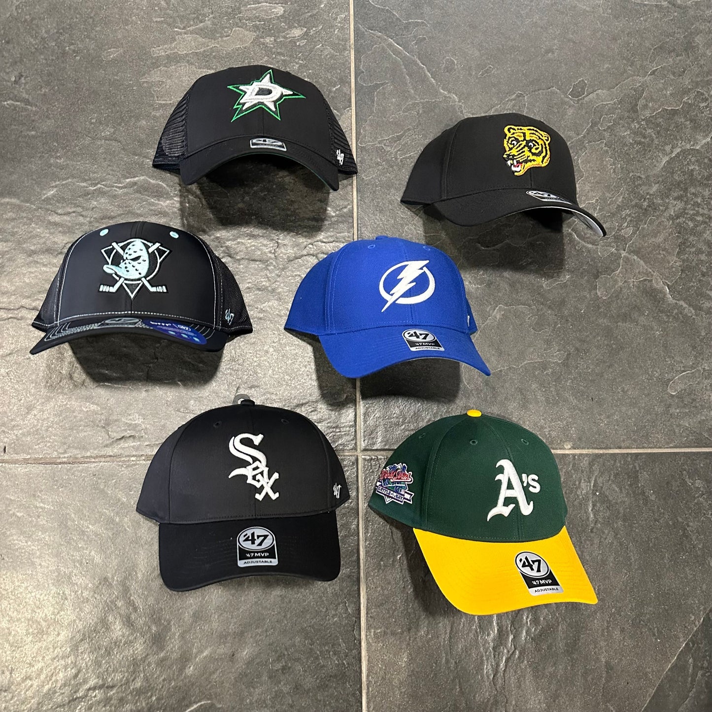 BERRETTO '47 DALLAS STARS NERO - cappello uomo - 47 BRAND
