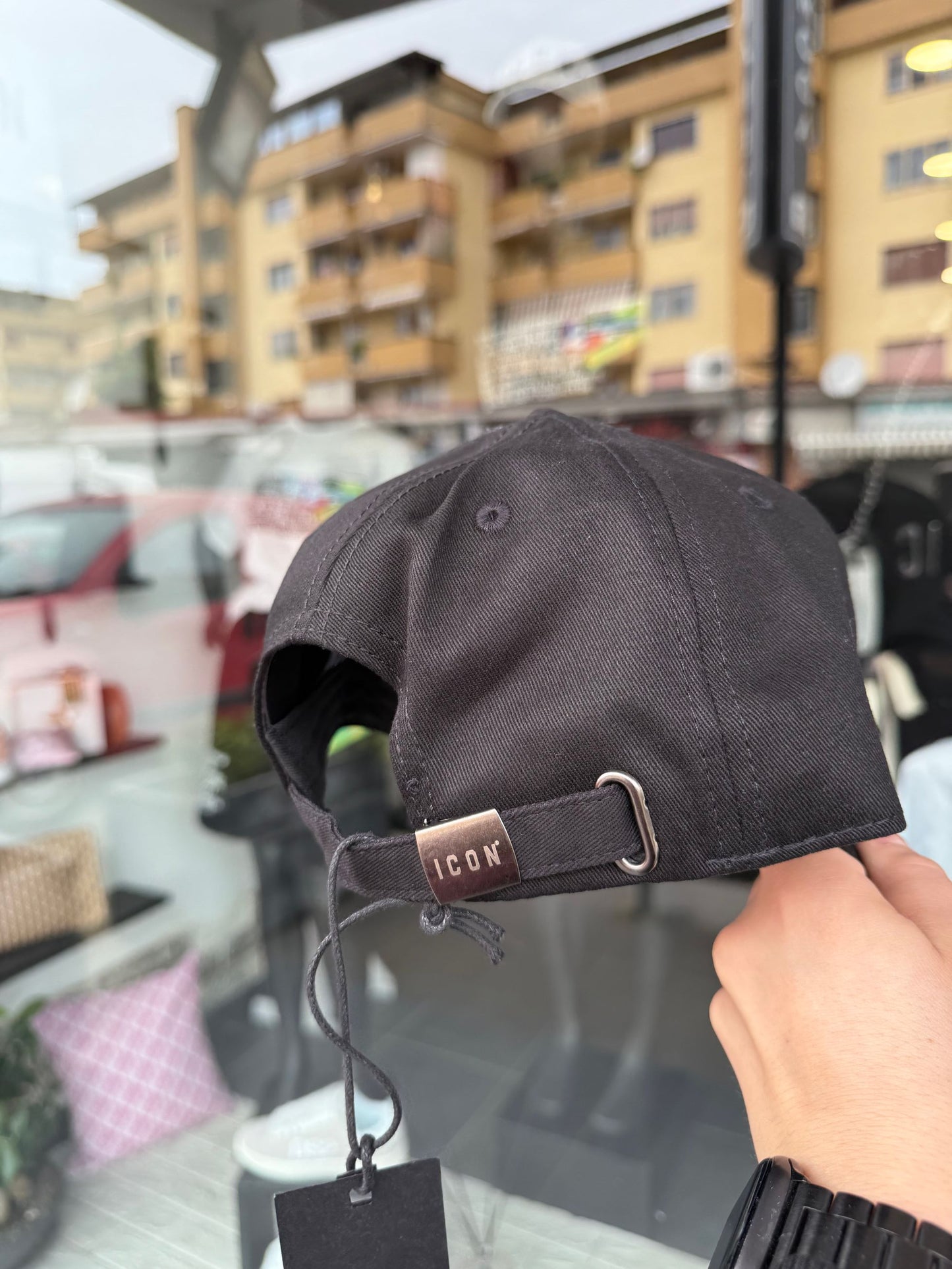 ICXS2S5A019 CAPPELLO NERO/NERO - cappello uomo - icon