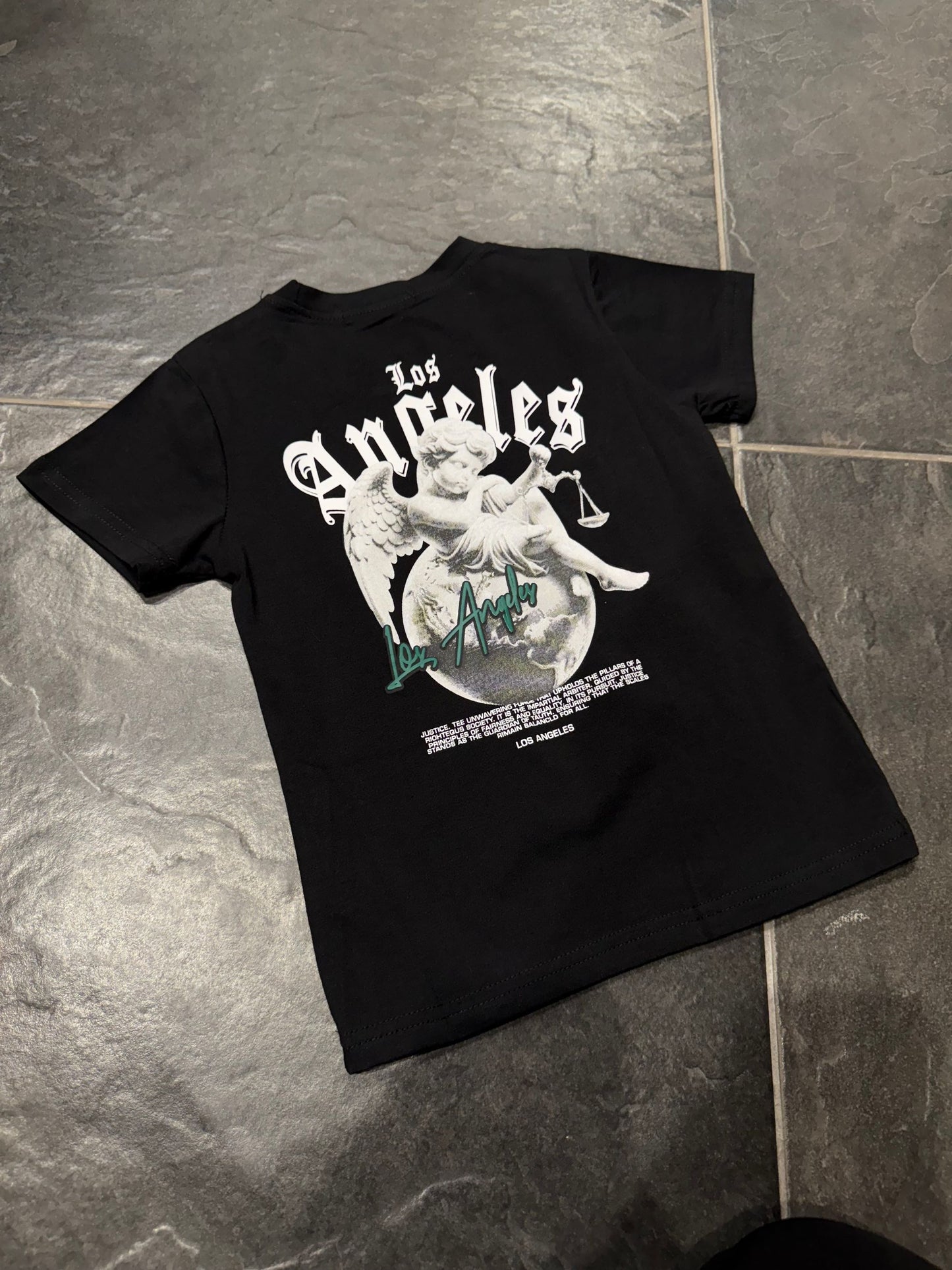 XBO-1084 T-SHIRT NERA BIMBO - T-shirt bimbo -