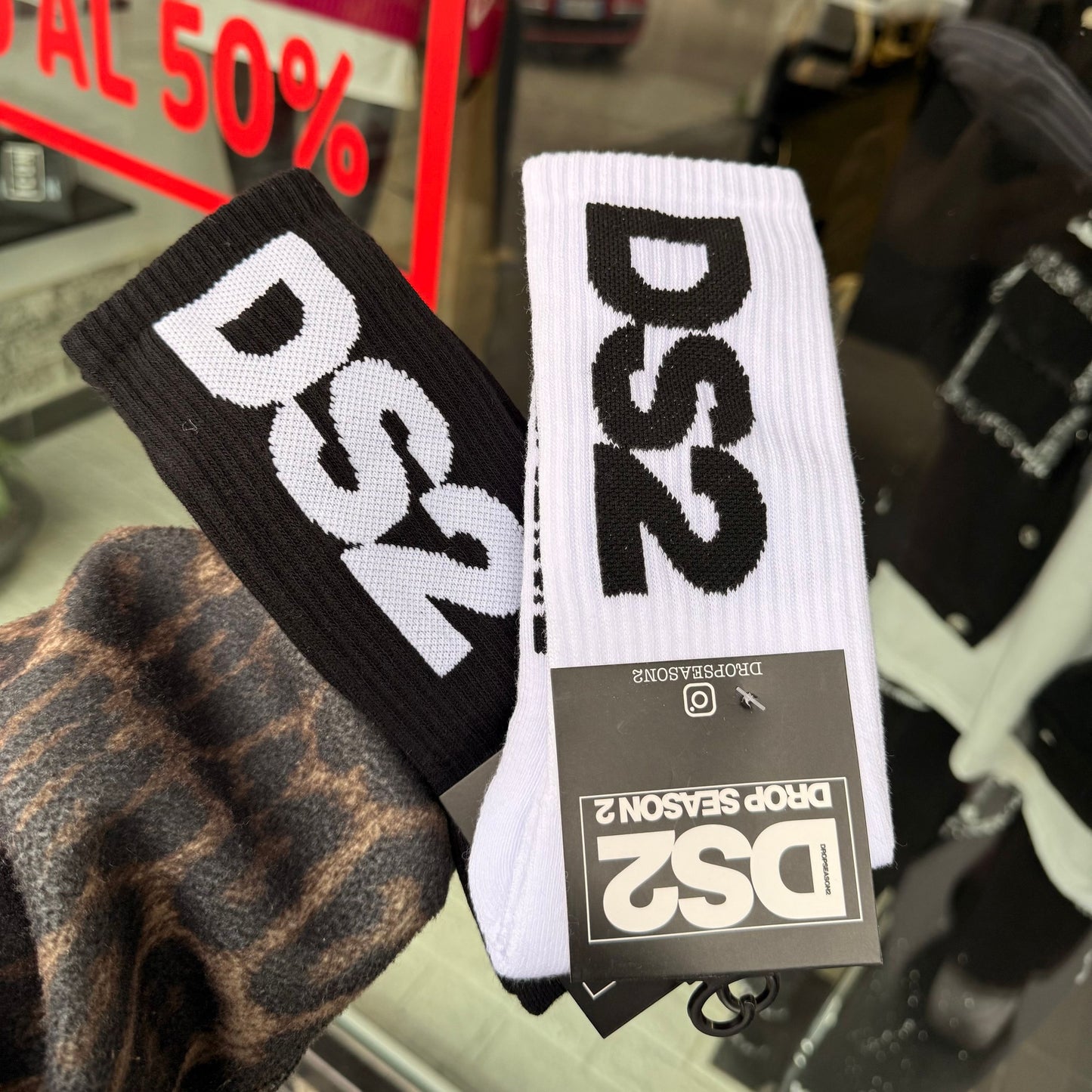DS2C03 CALZINI DS2 NERO - Accessori uomo - DROP SEASON 2