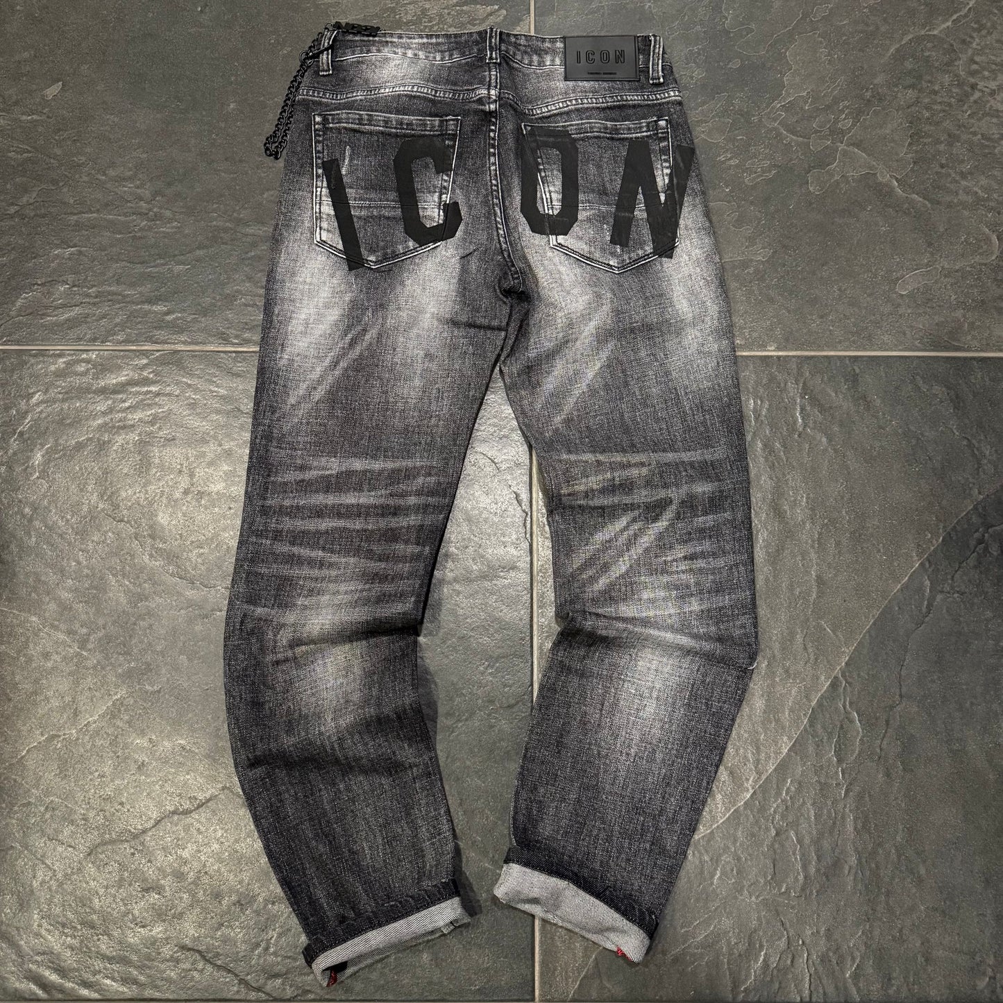ICUF2W6D006 JEANS ICON GREY - Jeans uomo - icon