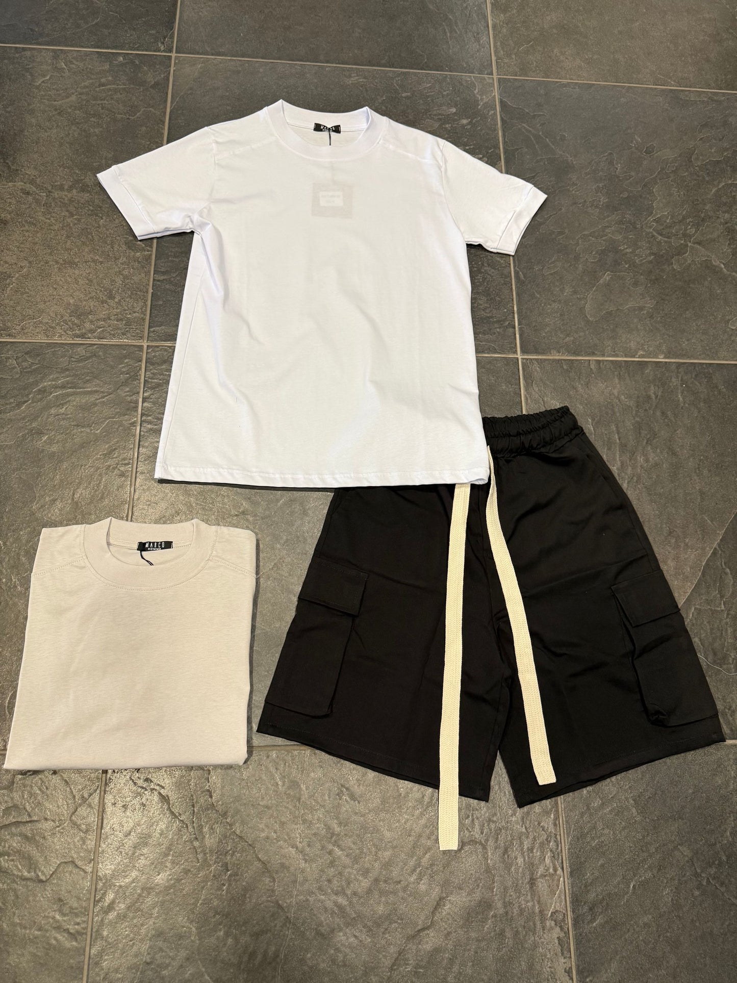 PA2180 BERMUDA UOMO NERO - bermuda uomo -
