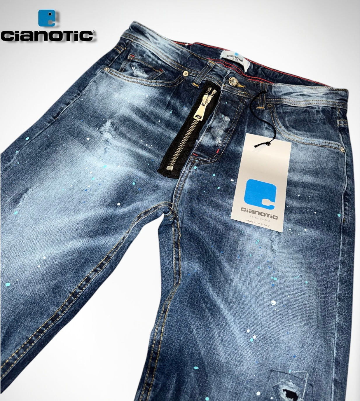 NEW FIT CLUB 30 BLU - Jeans uomo - CIANOTIC