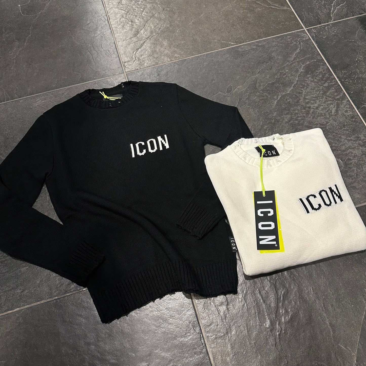 IU9057M MAGLIONCINO ICON UOMO PANNA - Maglieria uomo - icon