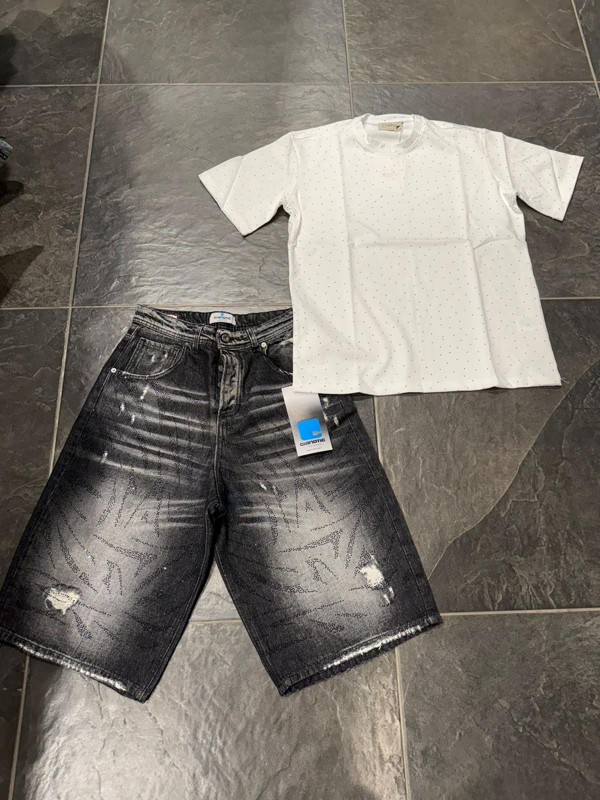 1061 T-SHIRT UOMO BIANCA - T-shirt uomo -