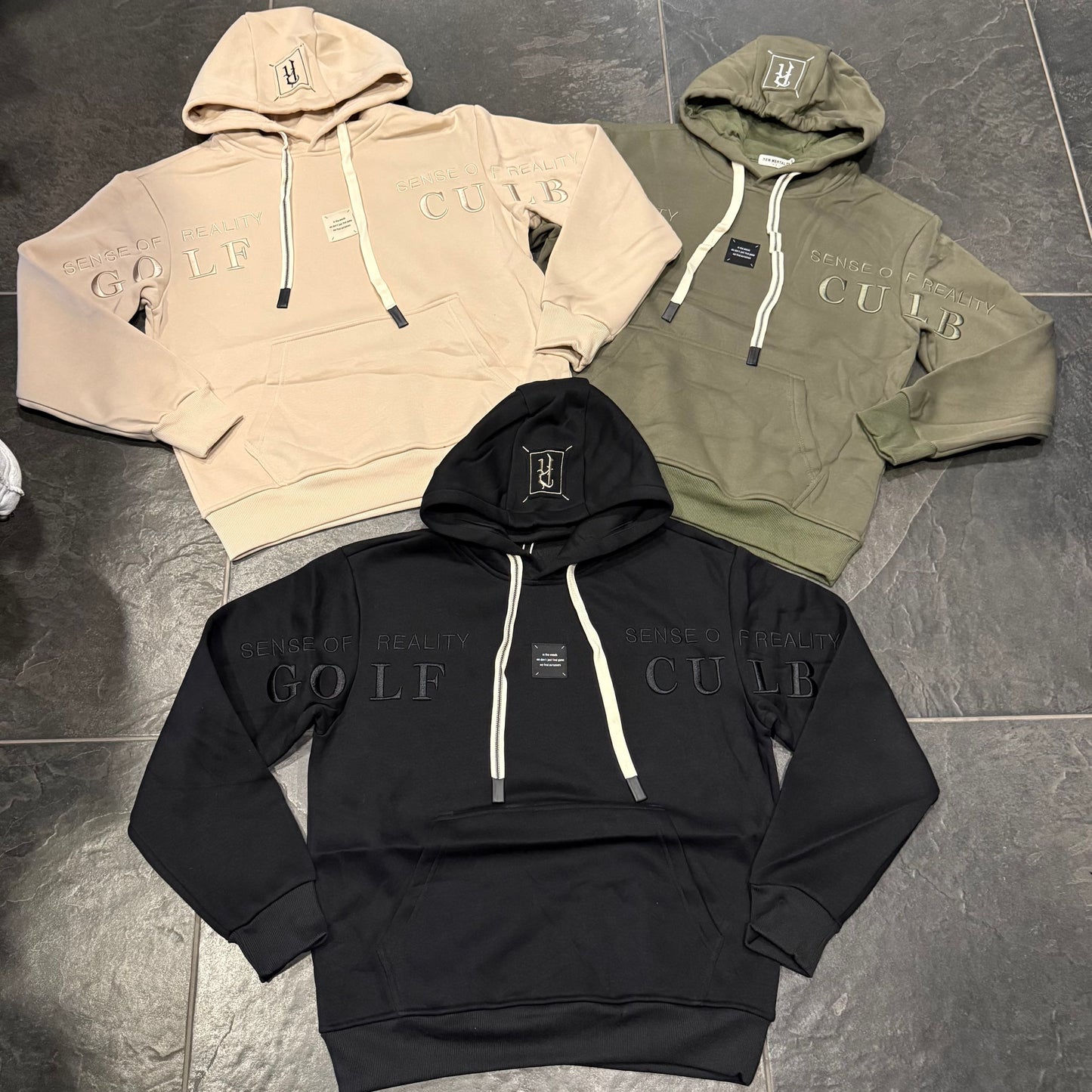 LM-5652 FELPA VERDE MILITARE - Felpe uomo -