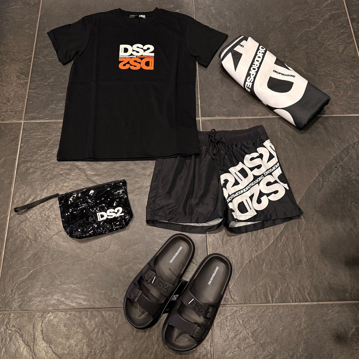 SS26B02 COSTUME NERO - Costume uomo - DROP SEASON 2