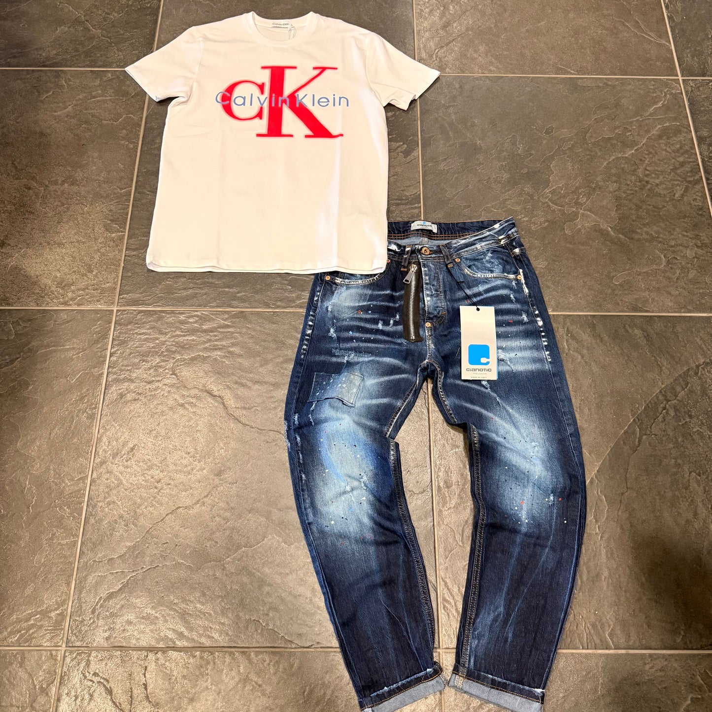 NEW FIT DIFFERENT BLU - Jeans uomo - CIANOTIC