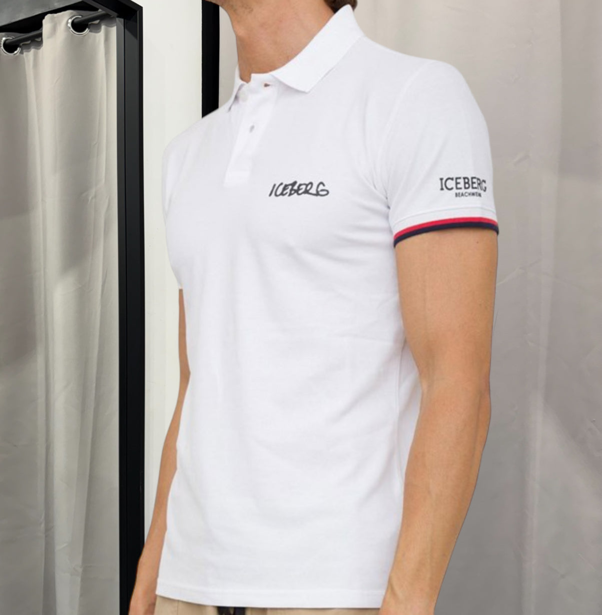 ICE4MPL01 POLO ICEBERG BIANCA - T-Shirt e Polo - ICEBERG
