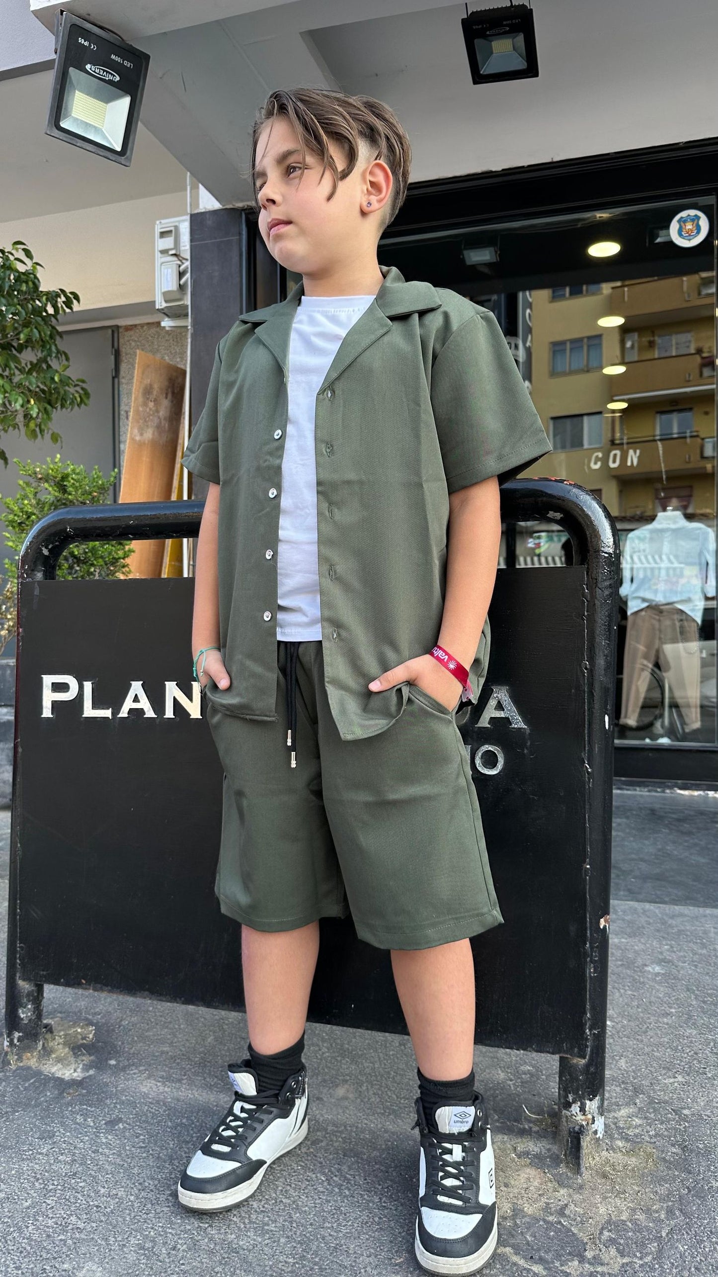 CORDSET CALIFORNIA VERDE - Coordinato bimbo/junior - BROTHERS