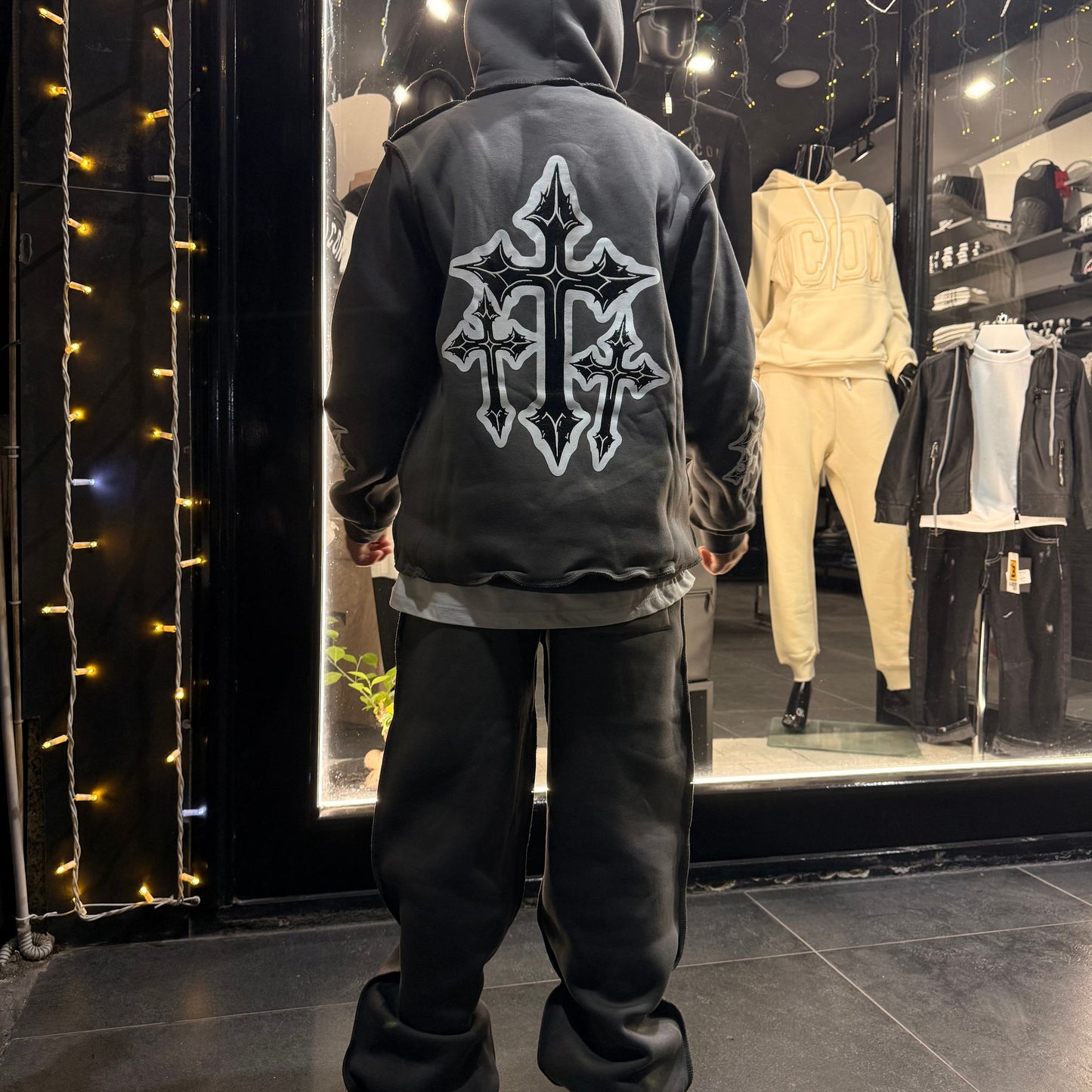 CB TRACK SUIT GRIGIO - JEANS BIMBO - CIANOTIC