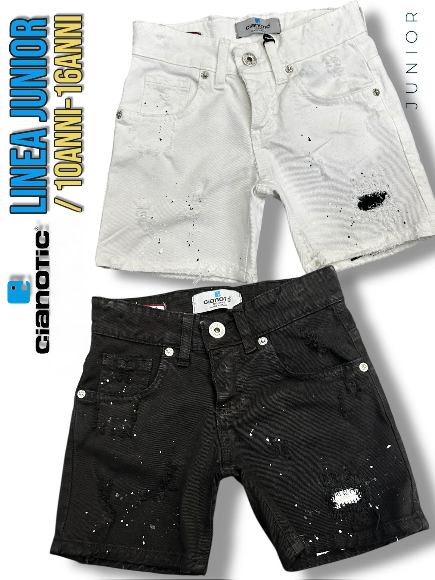 SHORT CB ERICK NERO - short bimbo - CIANOTIC