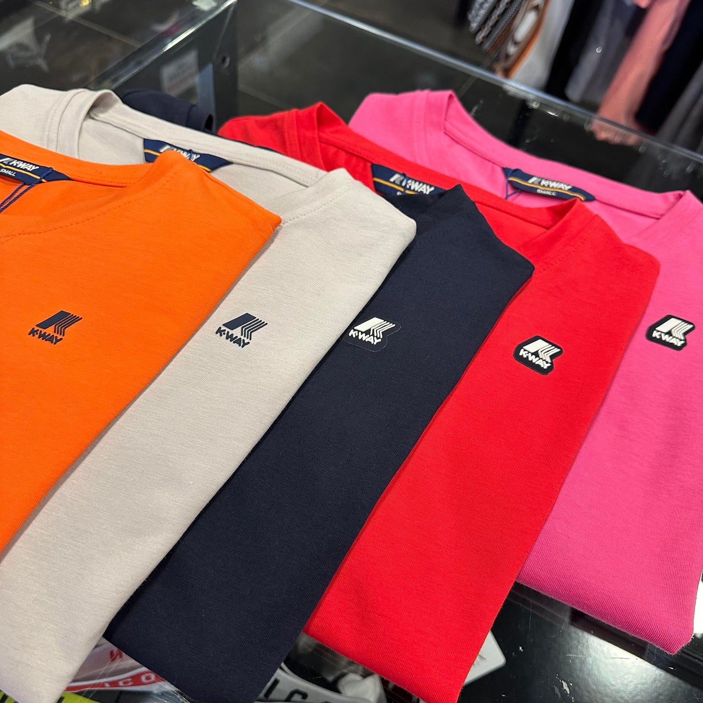 T-SHIRT K-WAY BLU - T-shirt uomo - K-WAY