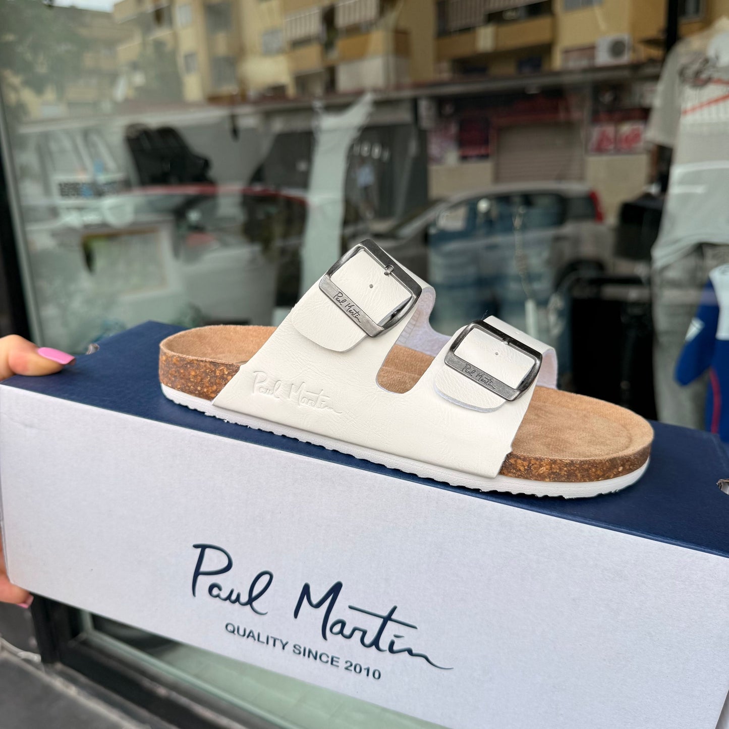 SANDALI PAUL MARTIN DONNA BIANCO - Ciabatte donna - PAUL MARTIN