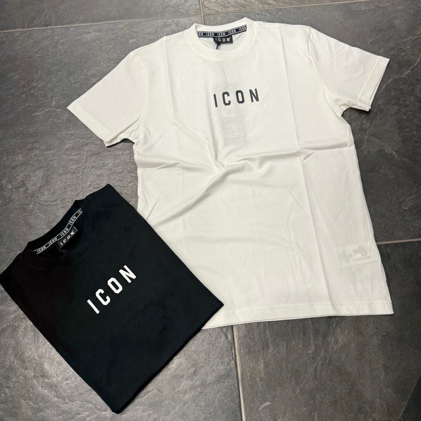ICUF2W6T002 T-SHIRT ICON NERA - T-shirt uomo - icon