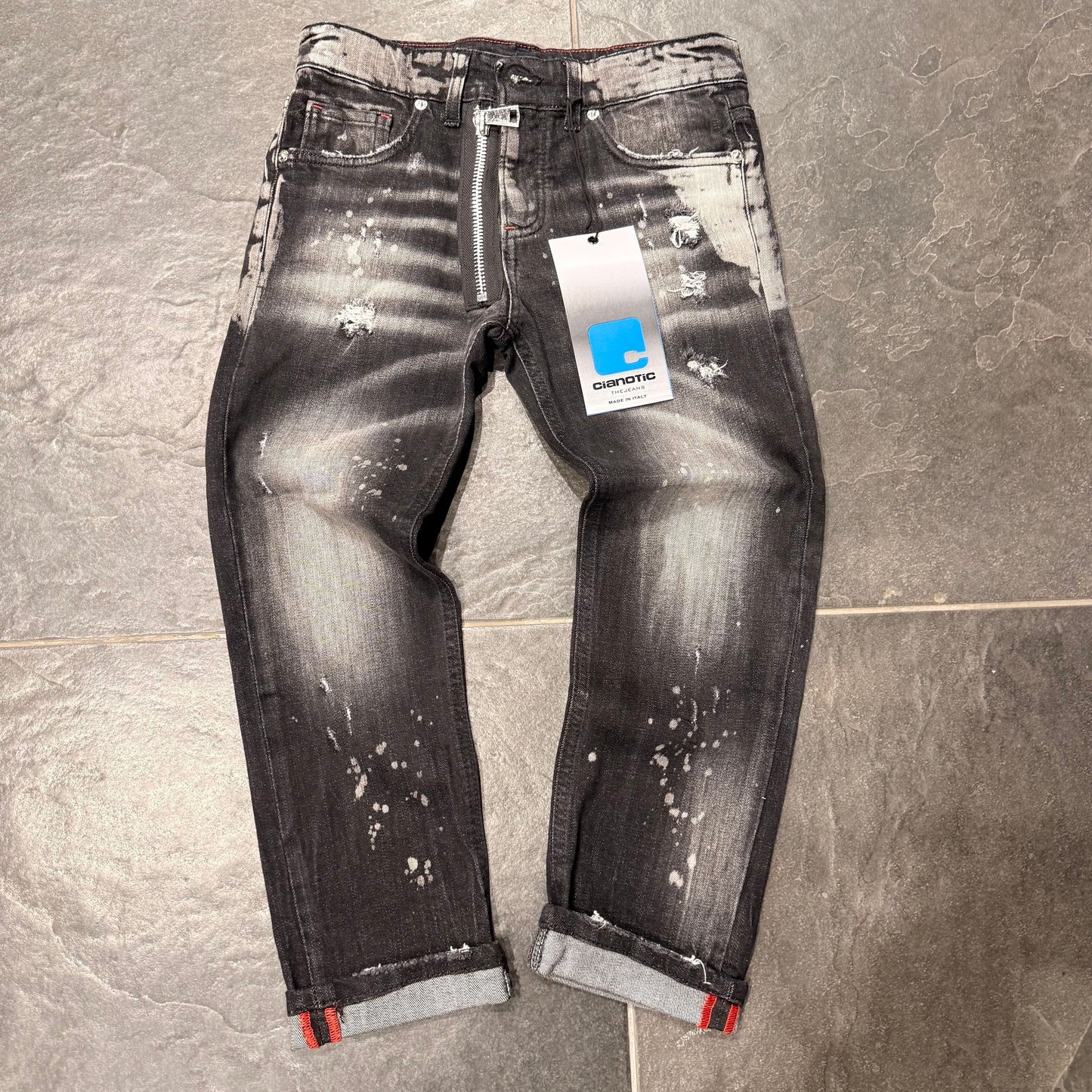 CB DS2/2 BLACK - JEANS BIMBO - CIANOTIC