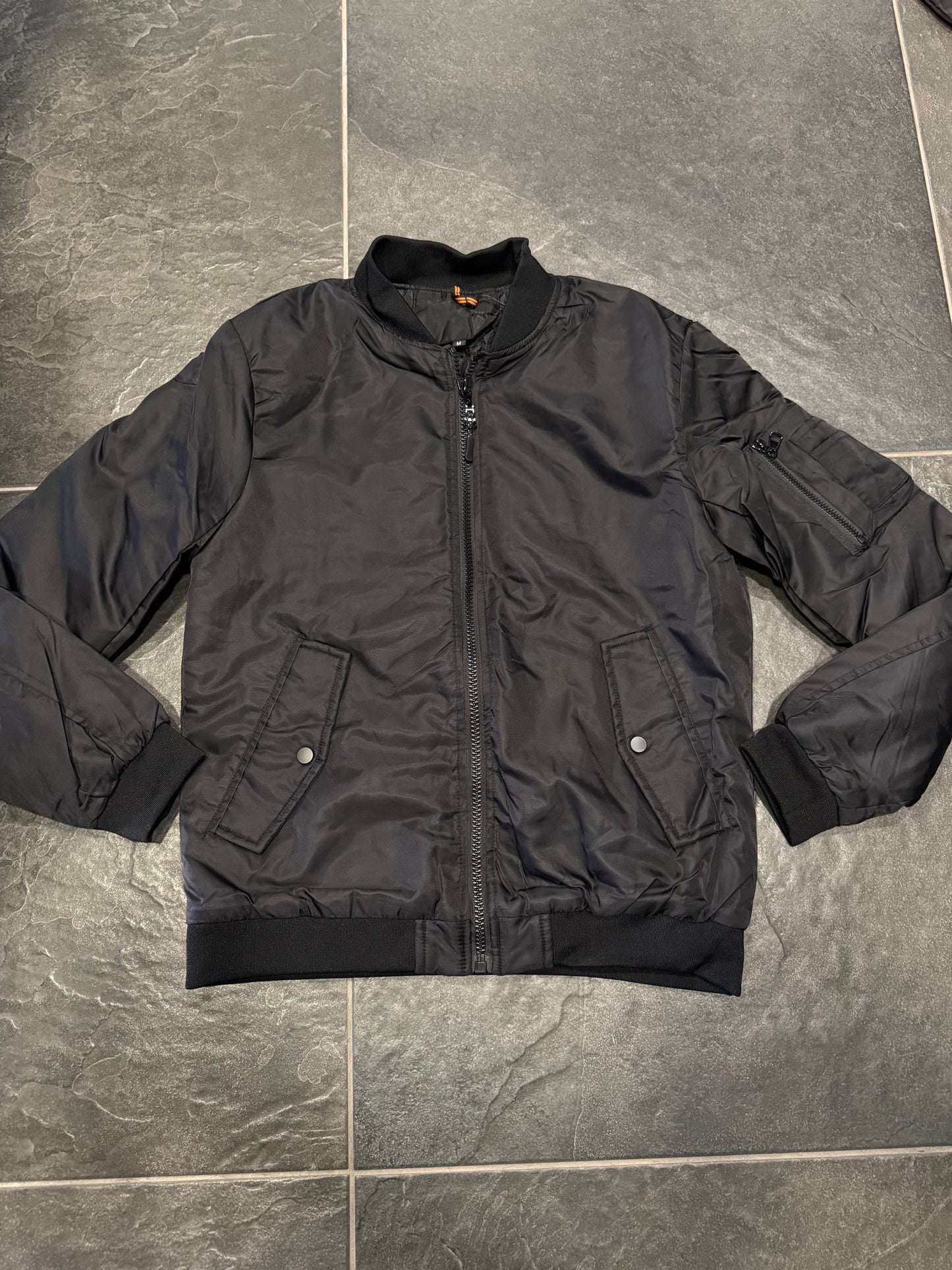 GA-7051-1 GIUBBINO NERO - Giubbini uomo -