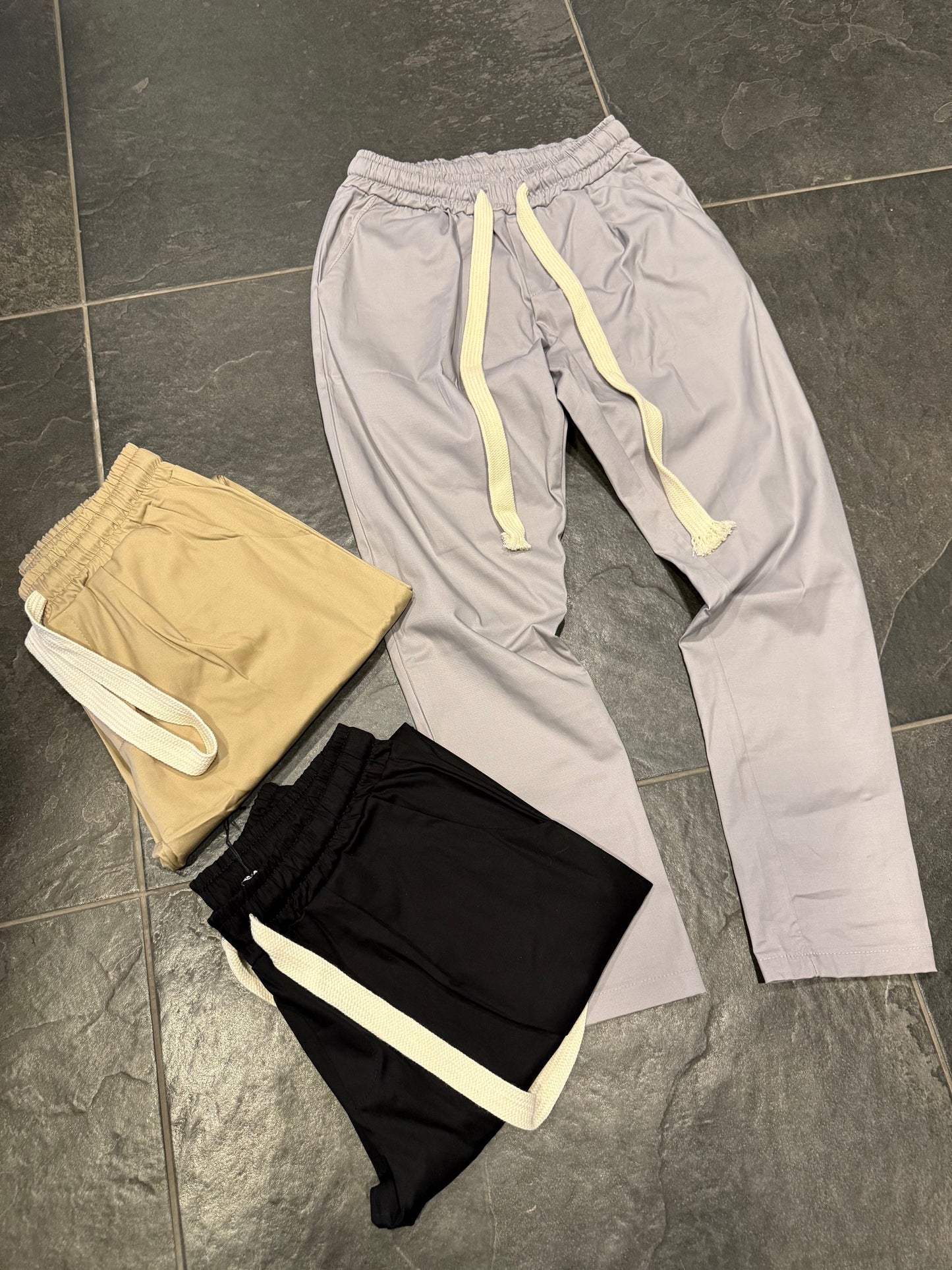 PA533 PANTALONE NERO - pantalone uomo -