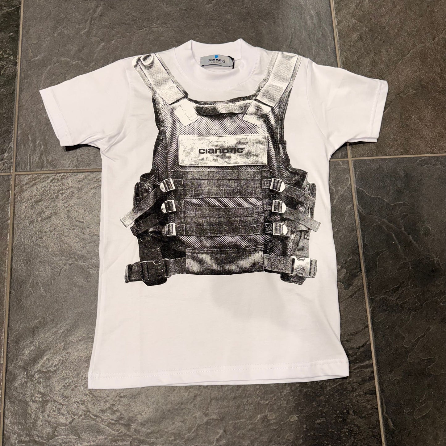 BRAVE T-SHIRT CIANOTIC BIANCA BIMBO - T-shirt bimbo - CIANOTIC