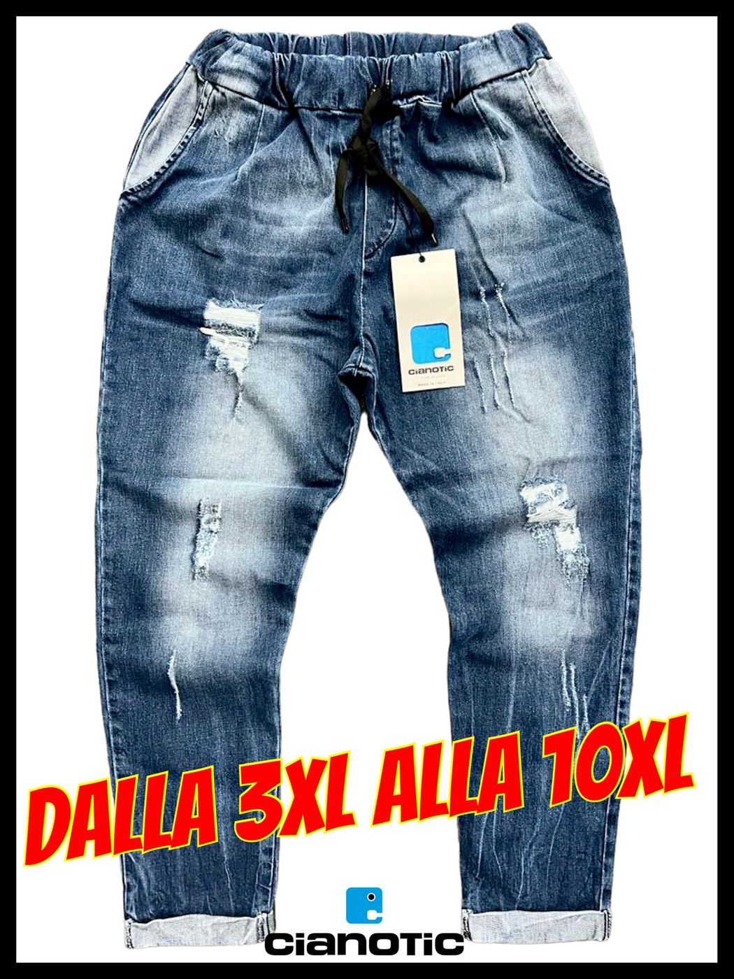 LUIS MAX - Jeans uomo - CIANOTIC