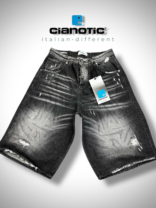 SHORT JORT.5 BLACK - Short uomo - CIANOTIC