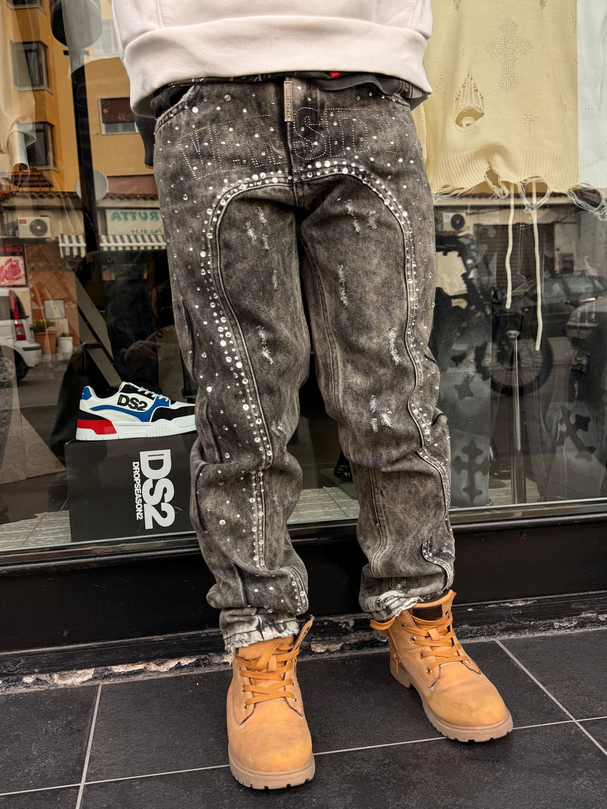 CB BAGGY VARSITY - JEANS BIMBO - CIANOTIC