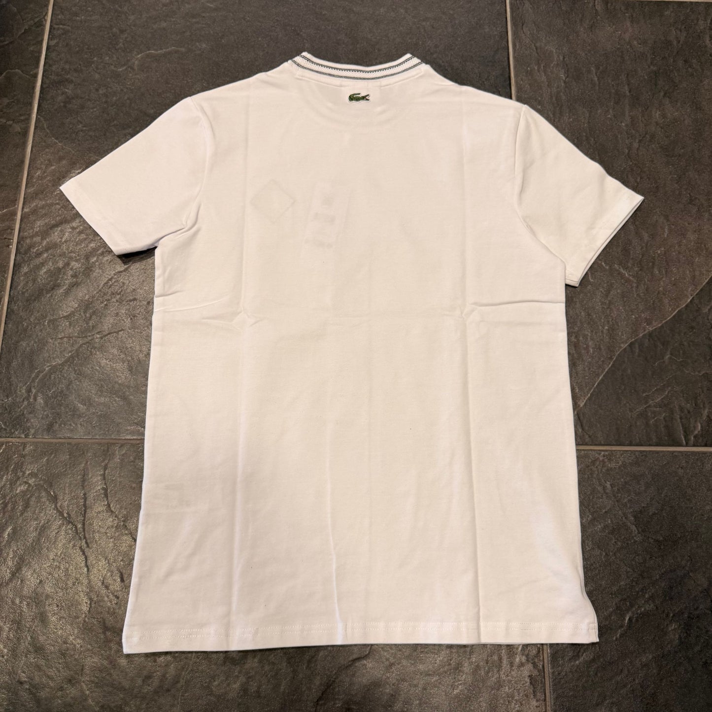T-SHIRT LACOSTE BIANCA . -  - LACOSTE