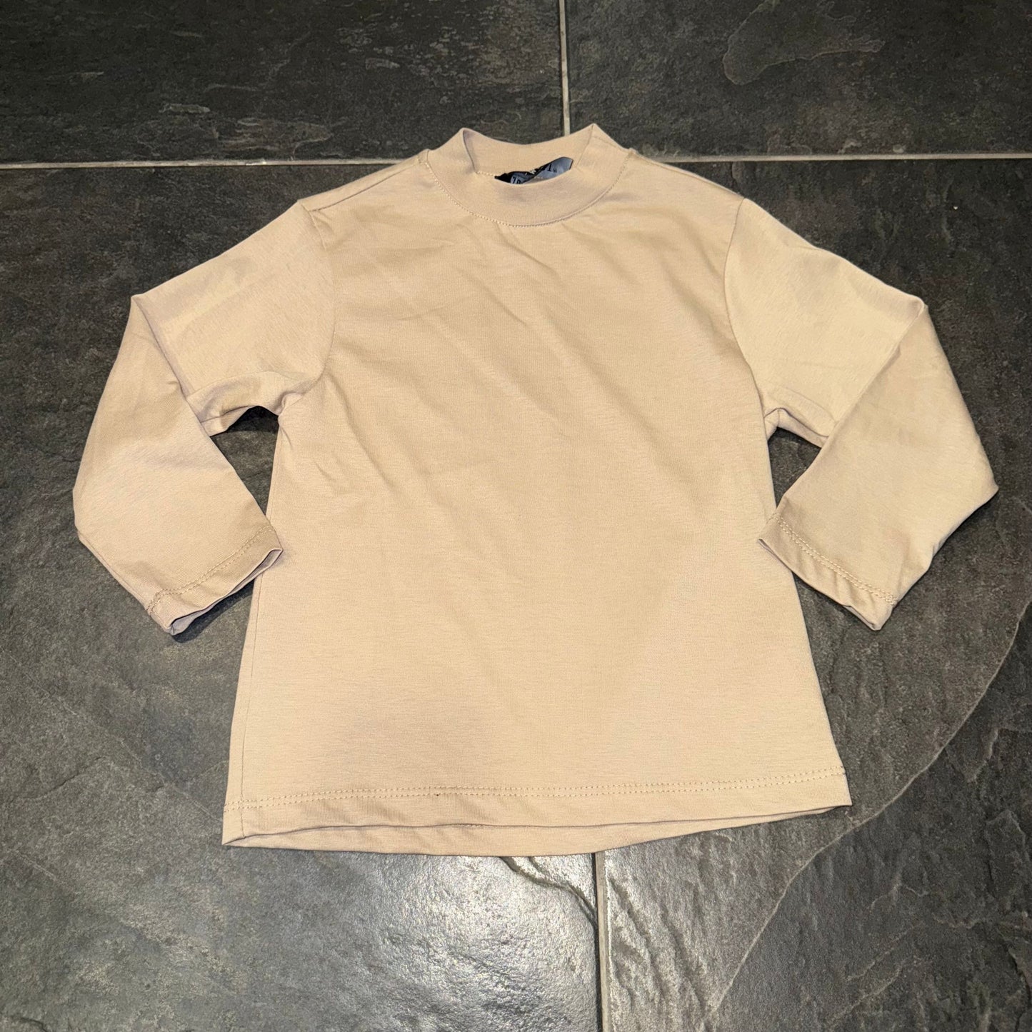 BT25 T-SHIRT MANICA LUNGA BEIGE - T-shirt bimbo - just man