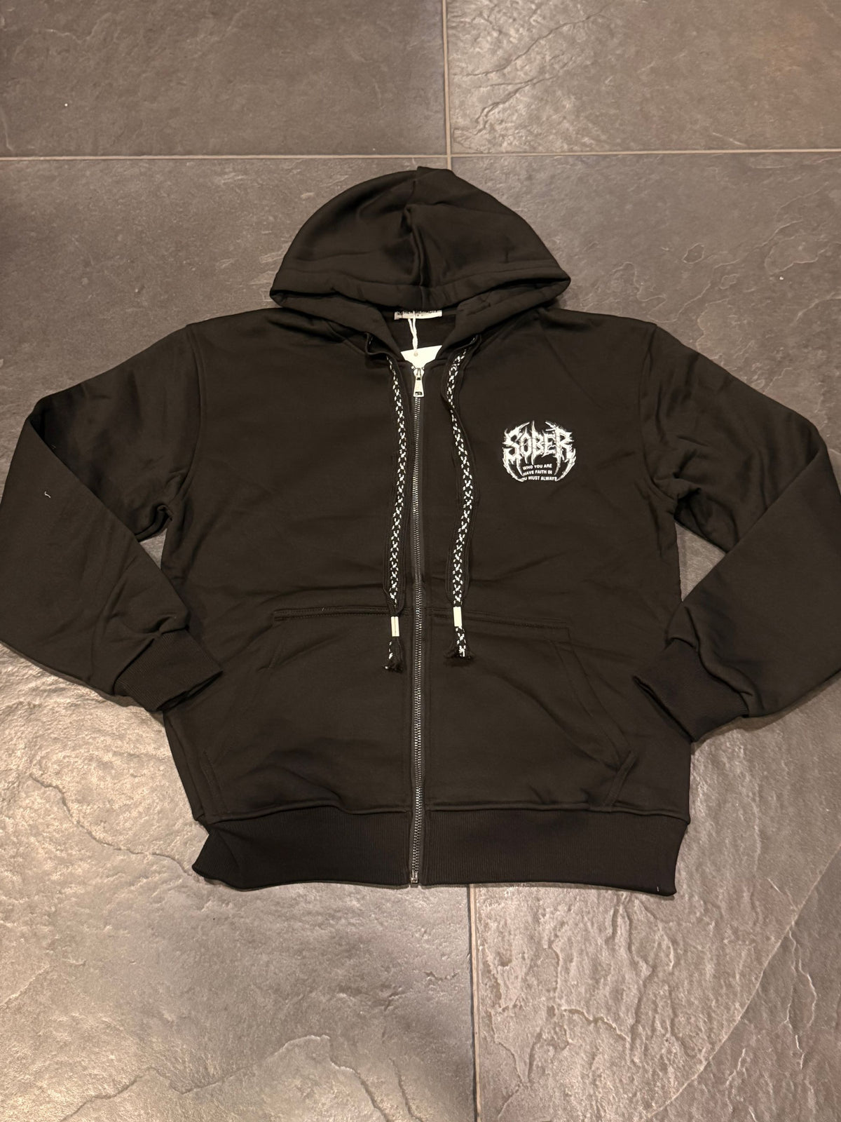 LF-244 FELPA UOMO NERA - FELPA UOMO -