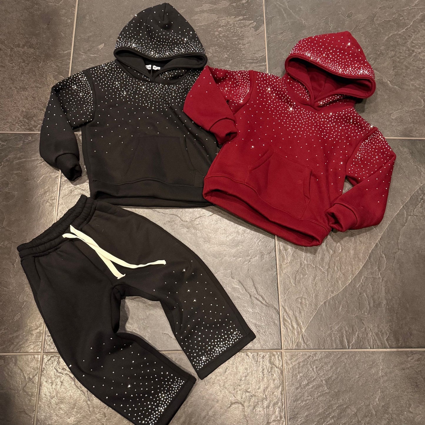 1208 FELPA DIAMOND BIMBO NERA - felpa bimbo - IO CHICO