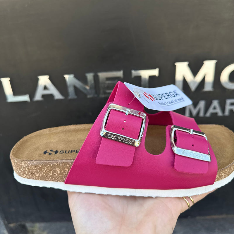 S31U568/A CIABATTE FUCSIA OPACO - Ciabatte donna - SUPERGA