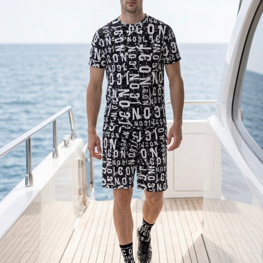 IUT018 COMPLETO ICON NERO - T-shirt uomo - icon